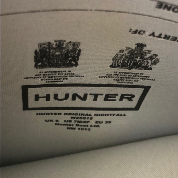 HUNTER BOOTS UNISEX MARBLE 7 MALE 8 FEMALE - Picture 6 of 13